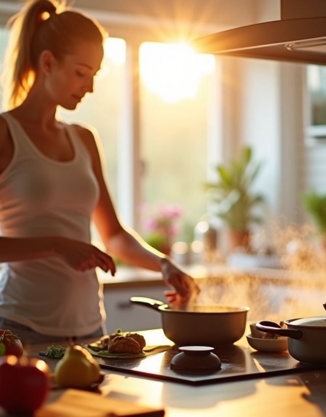 Samtige geröstete Brokkoli-Kokos-Suppe mit Minze und gerösteten Kürbiskernen