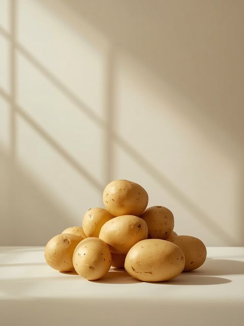 Potatoes, recognized as tubers of substantial nutritional value.