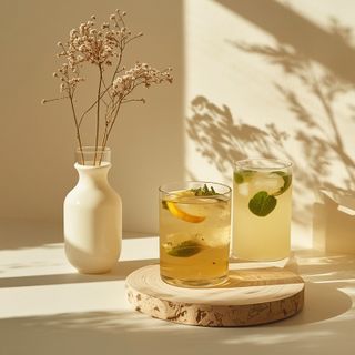 Botanical beverages for hot seasons