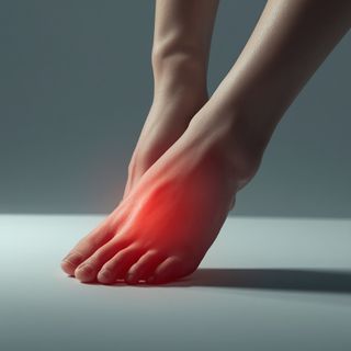 Inflammation of the Connective Tissue in the Foot Sole Structure