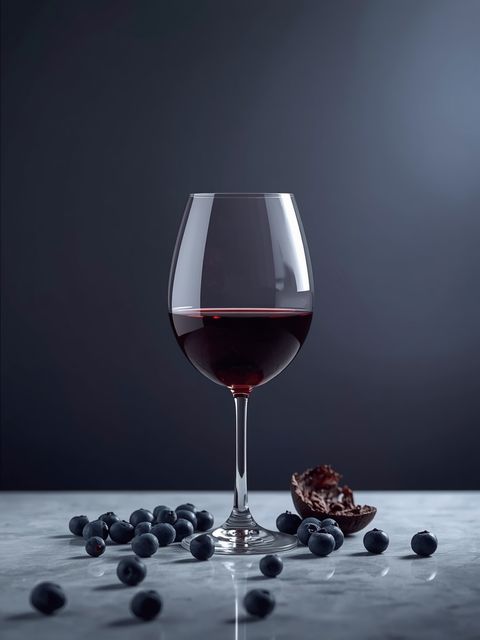 Jagody i czerwone wino na problemy z erekcją