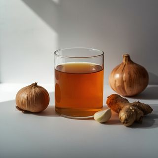 Hausgemachter Hustensirup aus Zwiebeln, Knoblauch und Ingwer – wie bereitet man ihn zu?