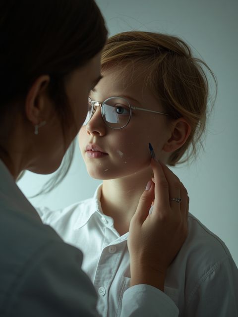 Helicobacter pylori in Children – Dermatological Manifestations, Examination