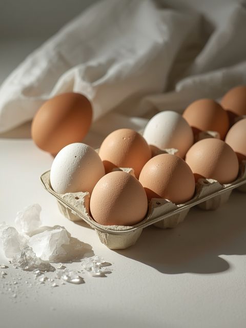 Mineral constituents and vitamins found in eggs