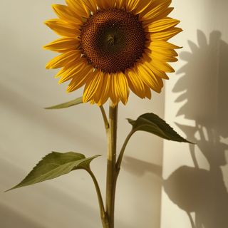 Typical sunflower