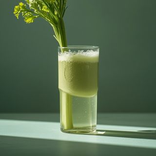 Juice from raw stalk celery - how to highlight its properties?