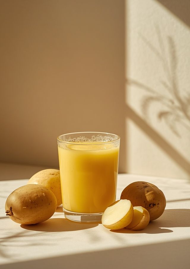 Kartoffelsaft - Heileigenschaften... Kartoffelsaft für Geschwüre, für Haare