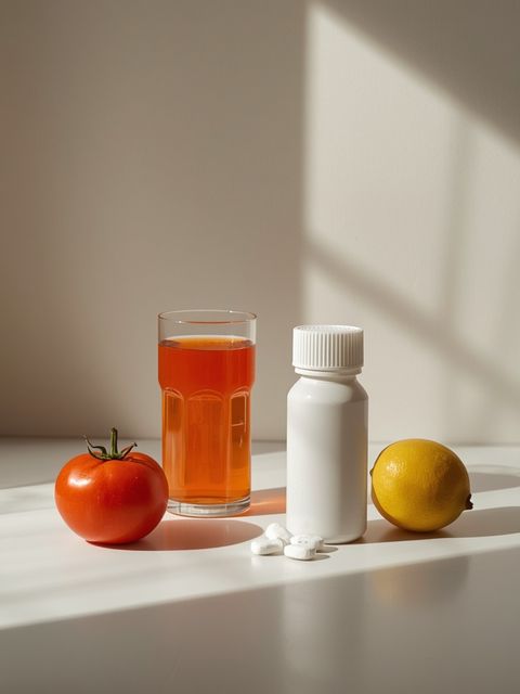 Methods to combat hangover - Tomato juice, kefir, electrolytes, glucose, aspirin, lemon