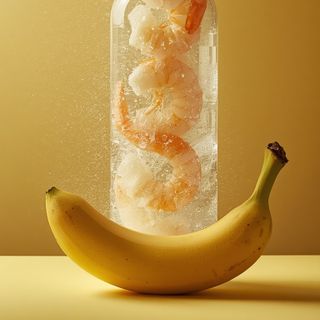 Garnelen-Spray verlängert die Frische von Bananen