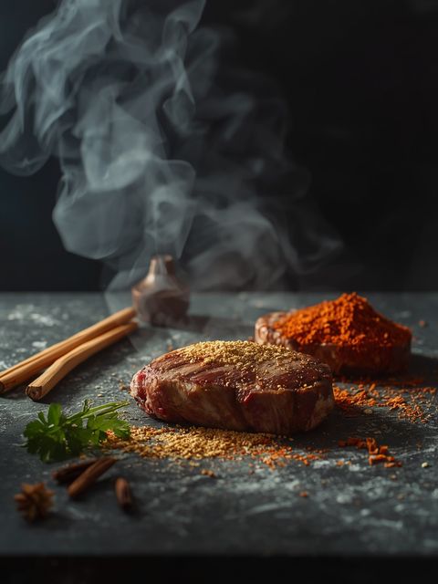 Steaks - Gewürze, Sorten des verwendeten Fleisches und Methode seiner Zubereitung