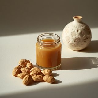 How to make a homemade peanut syrup for a cough?