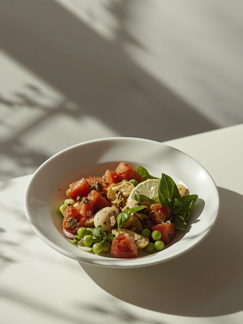 A plate brimming with health