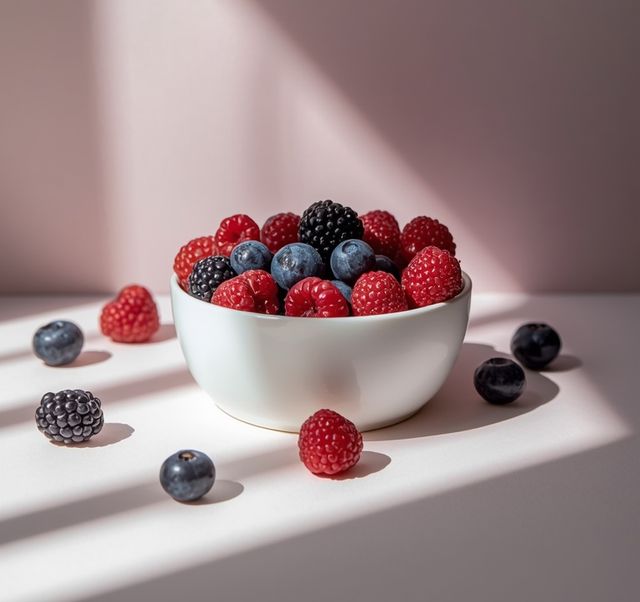 Berries will aid in whitening your teeth!