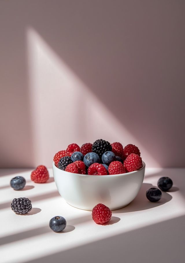 Berries will aid in whitening your teeth!
