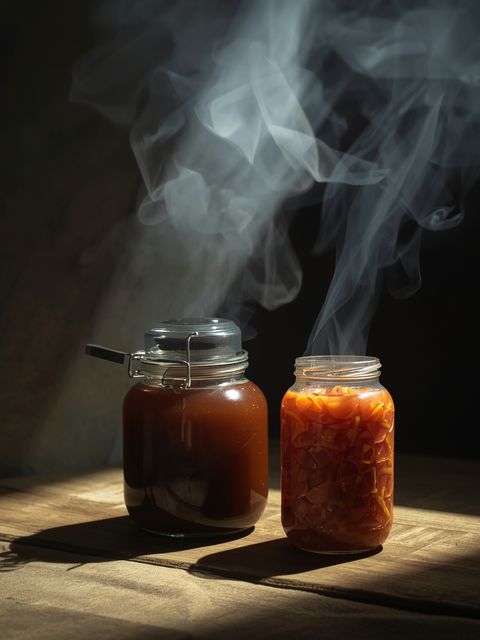 Smoking and fermentation as prevalent methods of food preservation