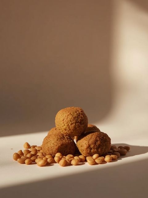 Wie sieht Falafel aus? Falafel aus Kichererbsen, Bohnen und Linsen