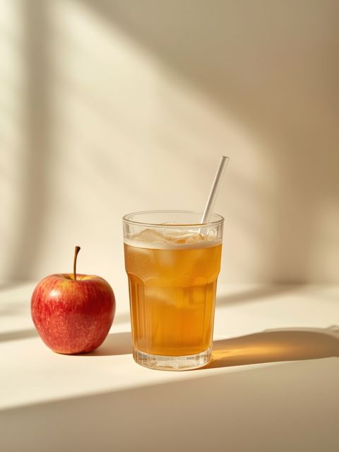 Apple drink provides health benefits... it's best to make it at home!