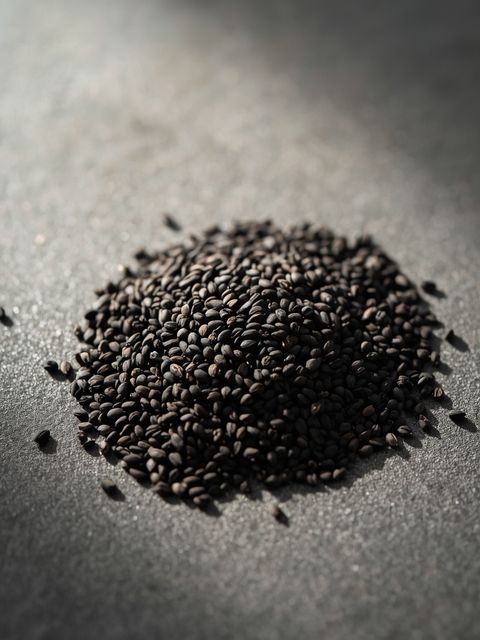 Black sesame seeds - health benefits and applications in Asian cuisine