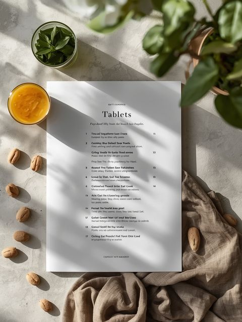Anti-inflammatory diet – table of contents, recipes