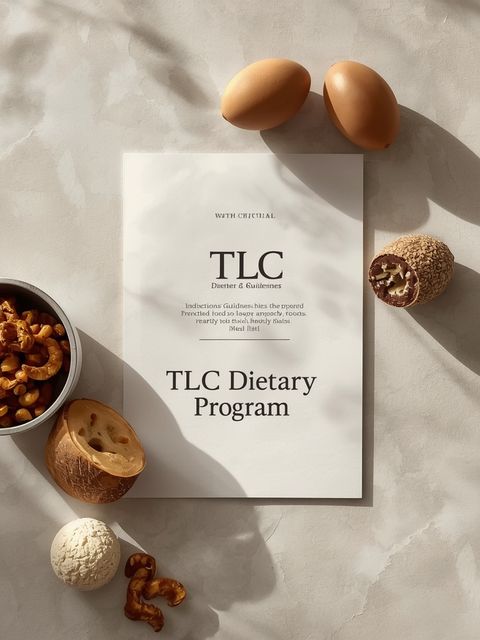 TLC Dietary Program - indications, guidelines, approved and restricted foods, and meal list