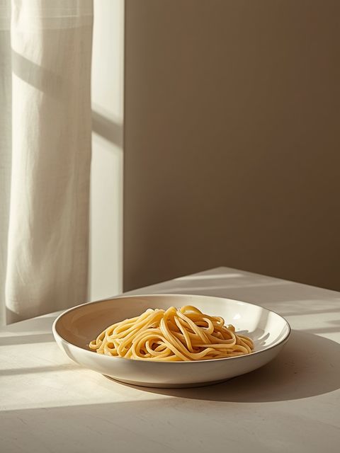 Wholemeal pasta containing no more than 30% fat by total product weight
