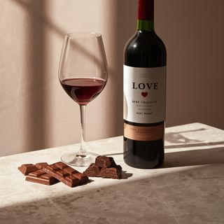 Love, chocolate, and a bottle of red wine - the best recipe for a healthy heart!