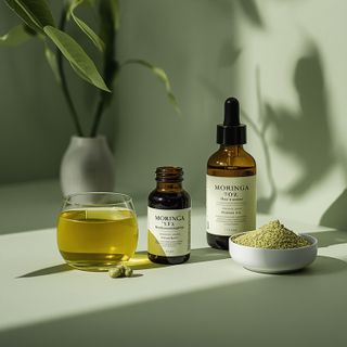 Moringa in verschiedenen Formen – wie erkennt man das echte Produkt und wie wendet man es korrekt an: als Tee, Öl, Kapseln oder Pulver?