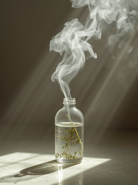 "Nothing cleanses as effectively as thyme-infused steam!"