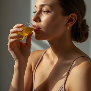 Cold-pressed flaxseed oil for weight management. Consuming flaxseed oil in a fasting state