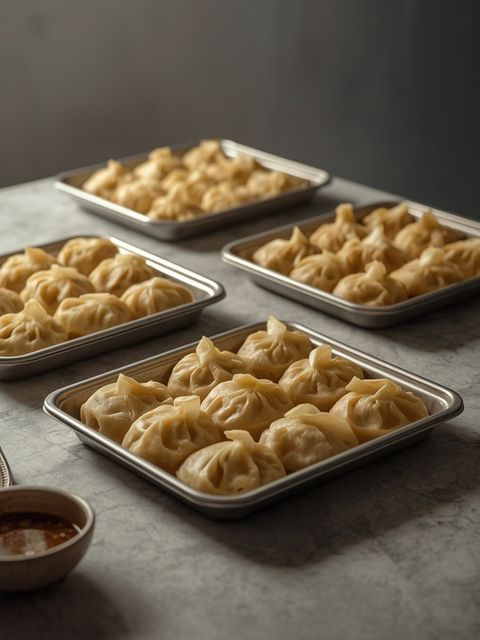 Qualitative and comparative assessment of Russian-style dumplings available on foodservice trays