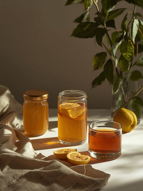 Culinary treasures from quince fruit: beverages, cordials, preserves, syrups, and fragrant quince-infused teas