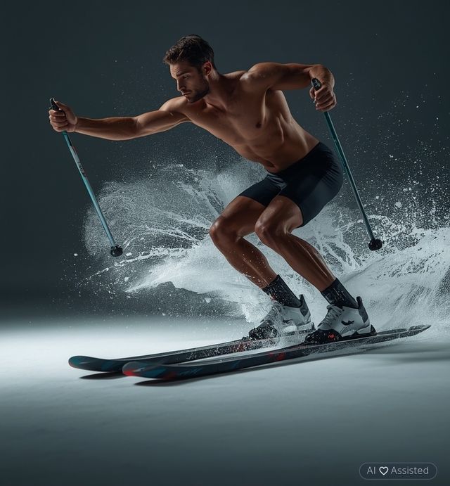 Water Skiing (Behind Speedboat / Slalom)