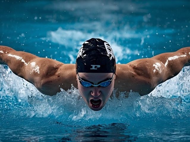 Fast Vigorous Freestyle Swimming (High-Intensity Laps)