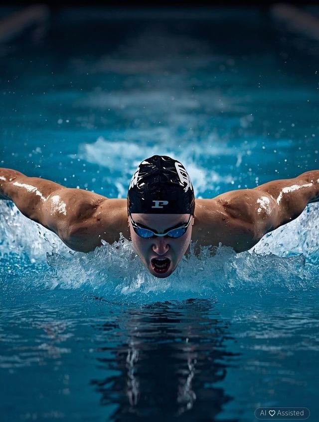 Fast Vigorous Freestyle Swimming (High-Intensity Laps)
