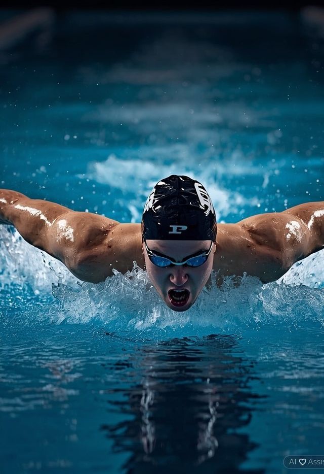 Fast Vigorous Freestyle Swimming (High-Intensity Laps)