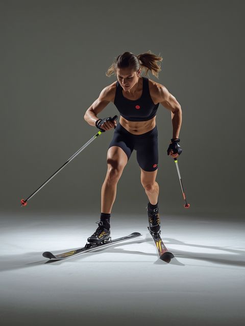Skiing, Cross-Country, >8 mph, Racing