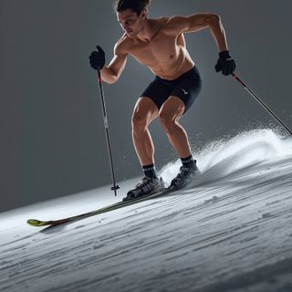 Skiing, Cross-Country, Hard Snow, Uphill, Maximum