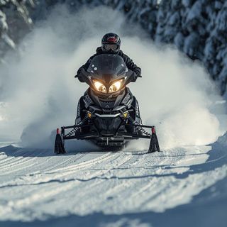 Schneemobilfahren