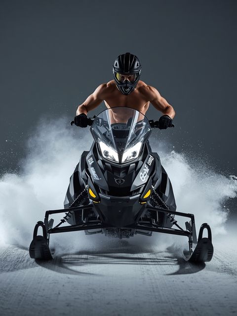 Schneemobilfahren