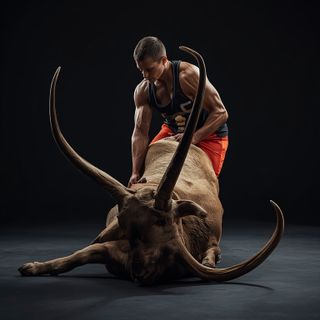 Hunting Large Game, Dragging Carcass