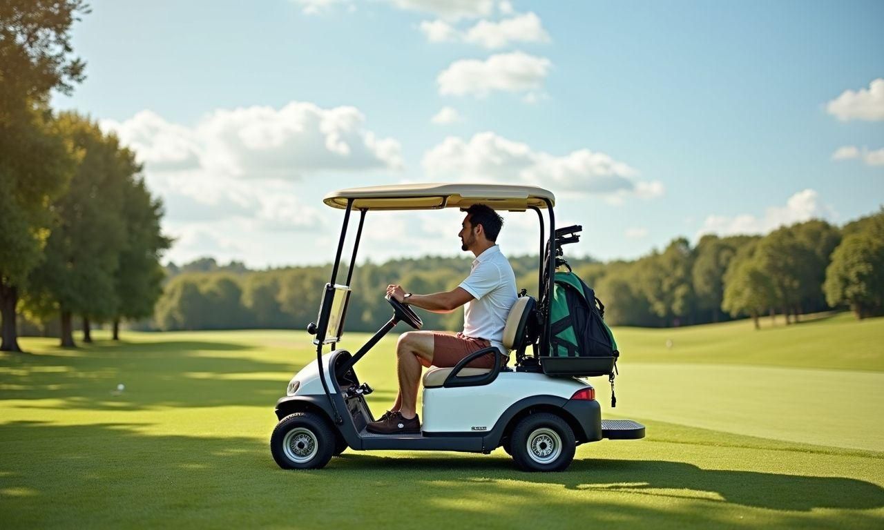 Golf, using power cart (Taylor Code 070)