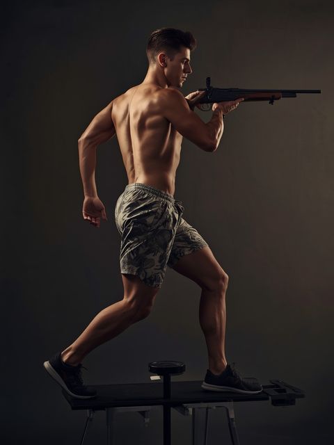 Hunting Large Game, from a Hunting Stand, Limited Walking