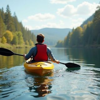 Canoeing, on the Camping Trip (Taylor Code 270)