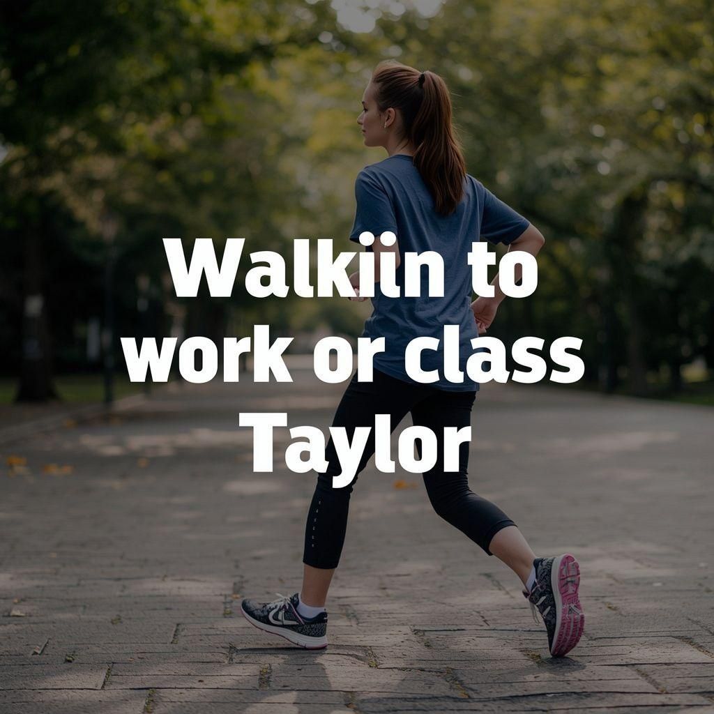 Walking to Work or Class (Taylor Code 015)