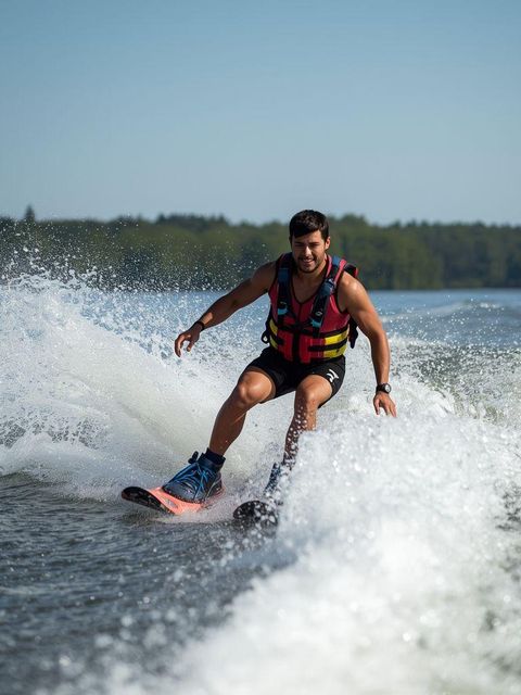 Narciarstwo, jazda na wodniskach lub wakeboarding (kod Taylora 220)