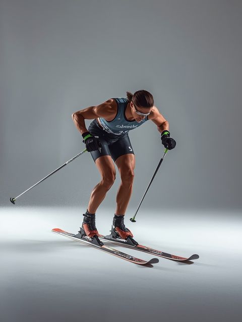 Skiing, cross-country, >8.0 mph, elite skier, racing