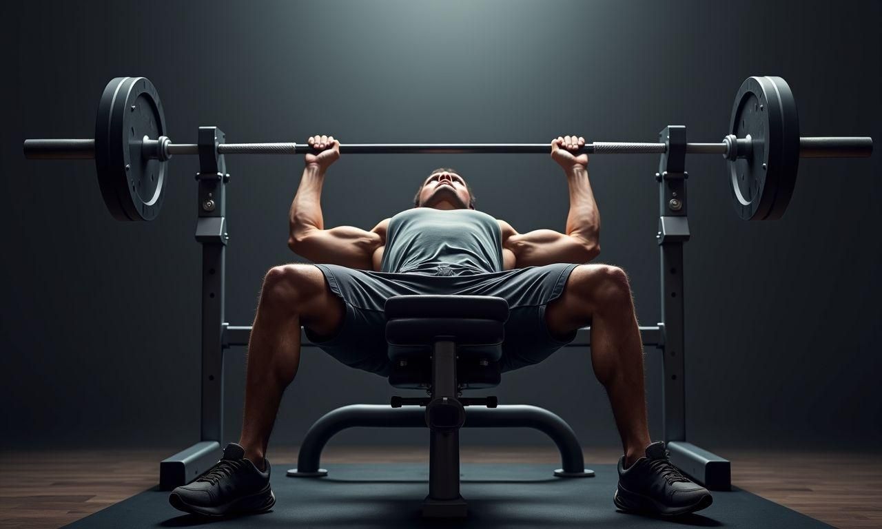 Straight Barbell Bench Press