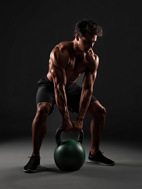 Alternating Kettlebell Drücken