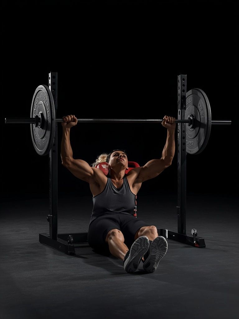 Barbell Curls Lying Against An Incline