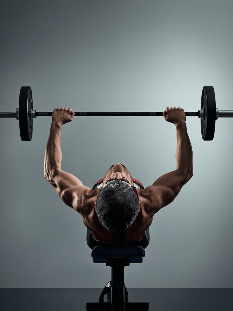 Barbell Incline Bench Press - Medium Grip